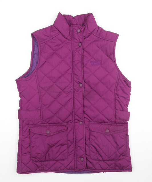 Regatta Womens Purple Gilet Jacket Size 12 Zip
