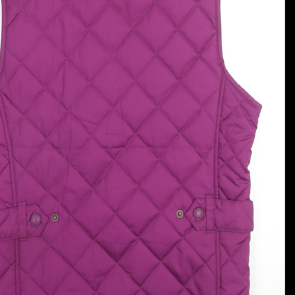 Regatta Womens Purple Gilet Jacket Size 12 Zip