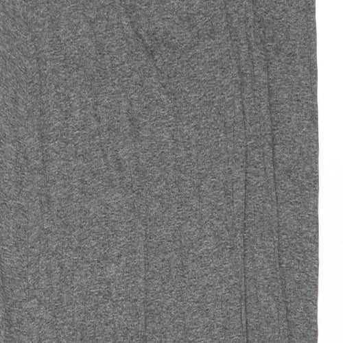 Topshop Womens Grey Trivinyl Maxi Size 12 Round Neck Pullover