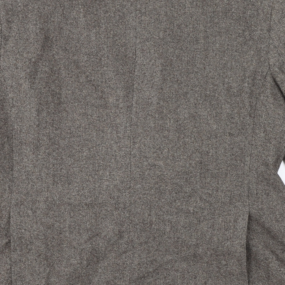 Charles Tyrwhitt Mens Grey Wool Jacket Suit Jacket Size 46 Regular