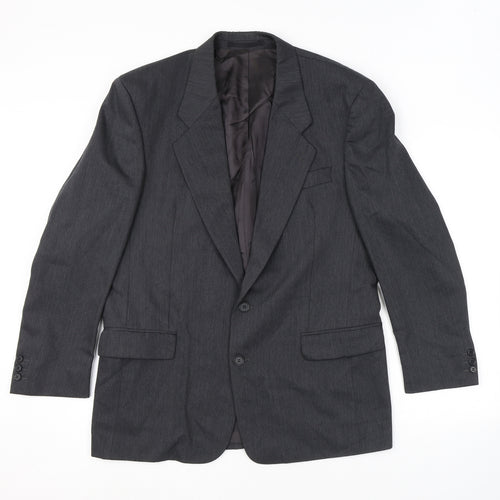 Pierre Cardin Mens Grey Wool Jacket Suit Jacket Size 40 Regular