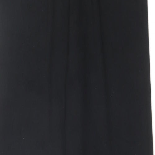 Firetrap Womens Black Viscose Trousers Size 12 L31 in Regular