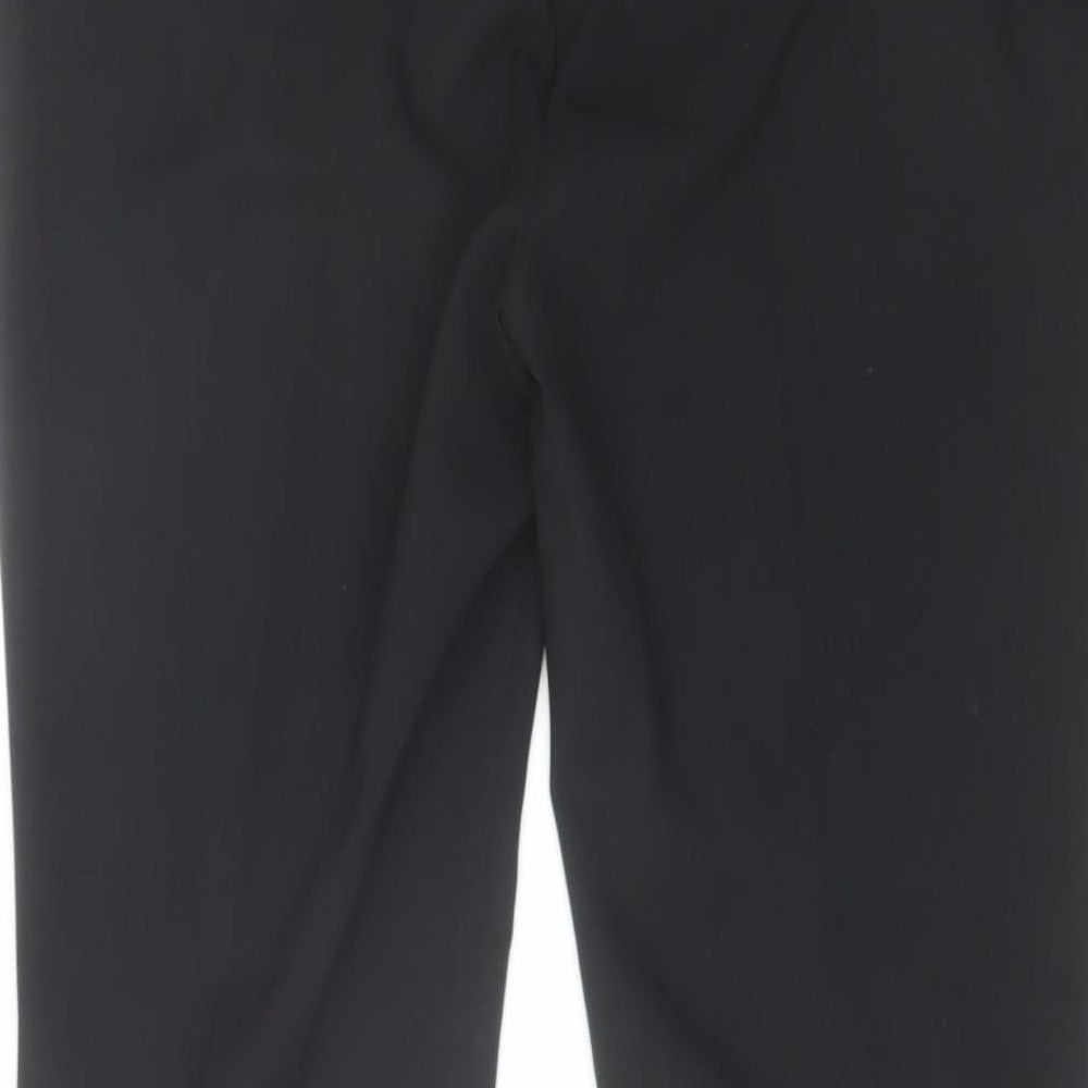 NEXT Womens Black Polyester Dress Pants Trousers Size 12 L29 in Regular Hook & Eye
