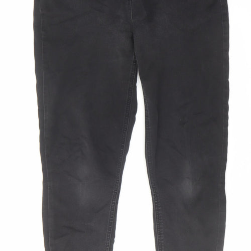 Bonmarché Womens Black Cotton Jegging Jeans Size 14 L29 in Regular
