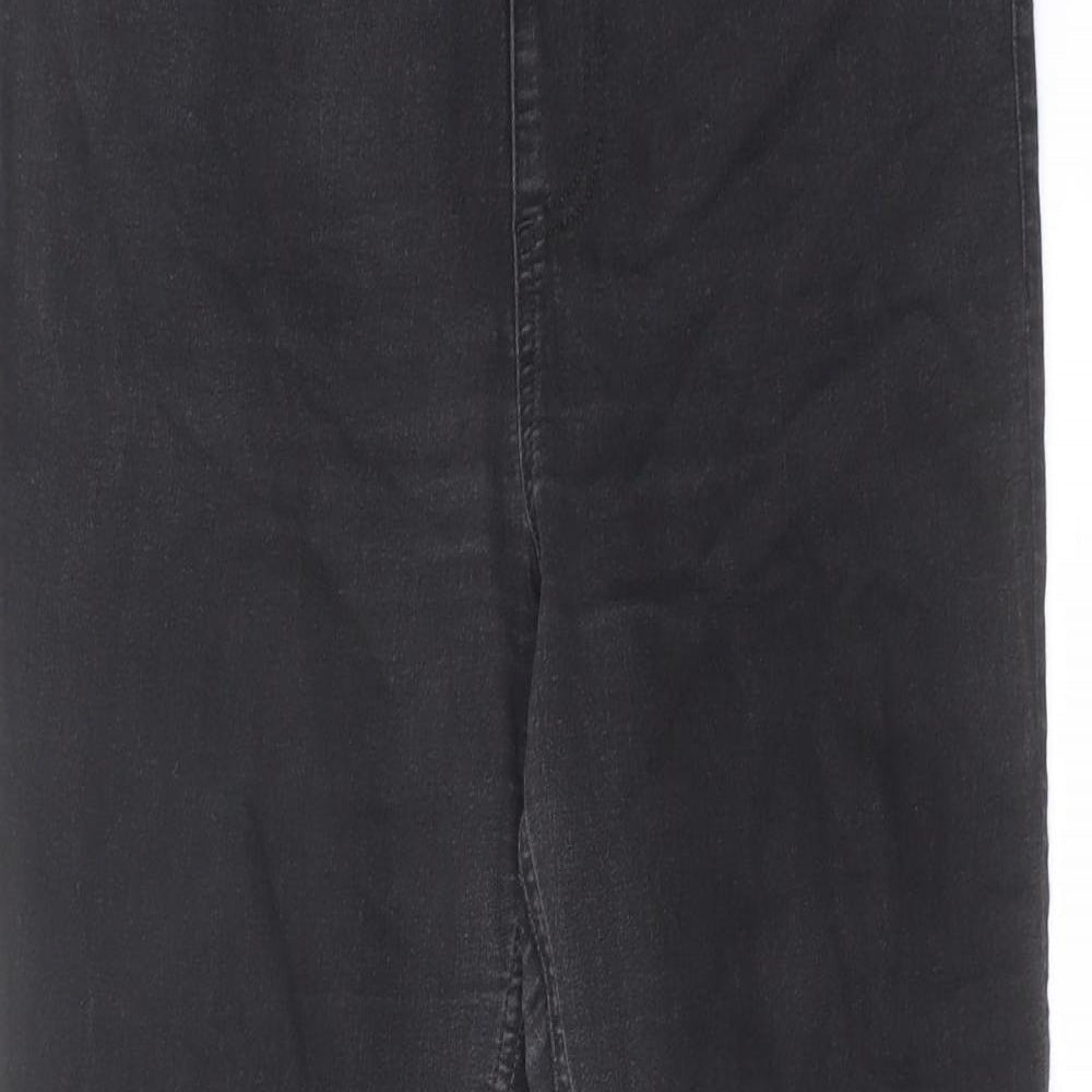Marks and Spencer Womens Black Cotton Jegging Jeans Size 14 L28 in Regular