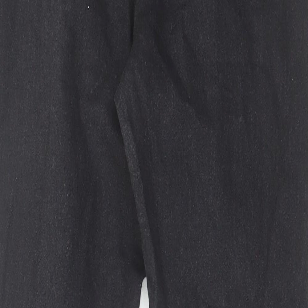Boohoo Womens Black Cotton Skinny Jeans Size 12 L27 in Regular Zip