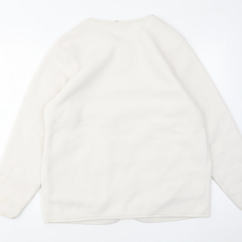 Marks and Spencer Womens White Jacket Blazer Size M Zip