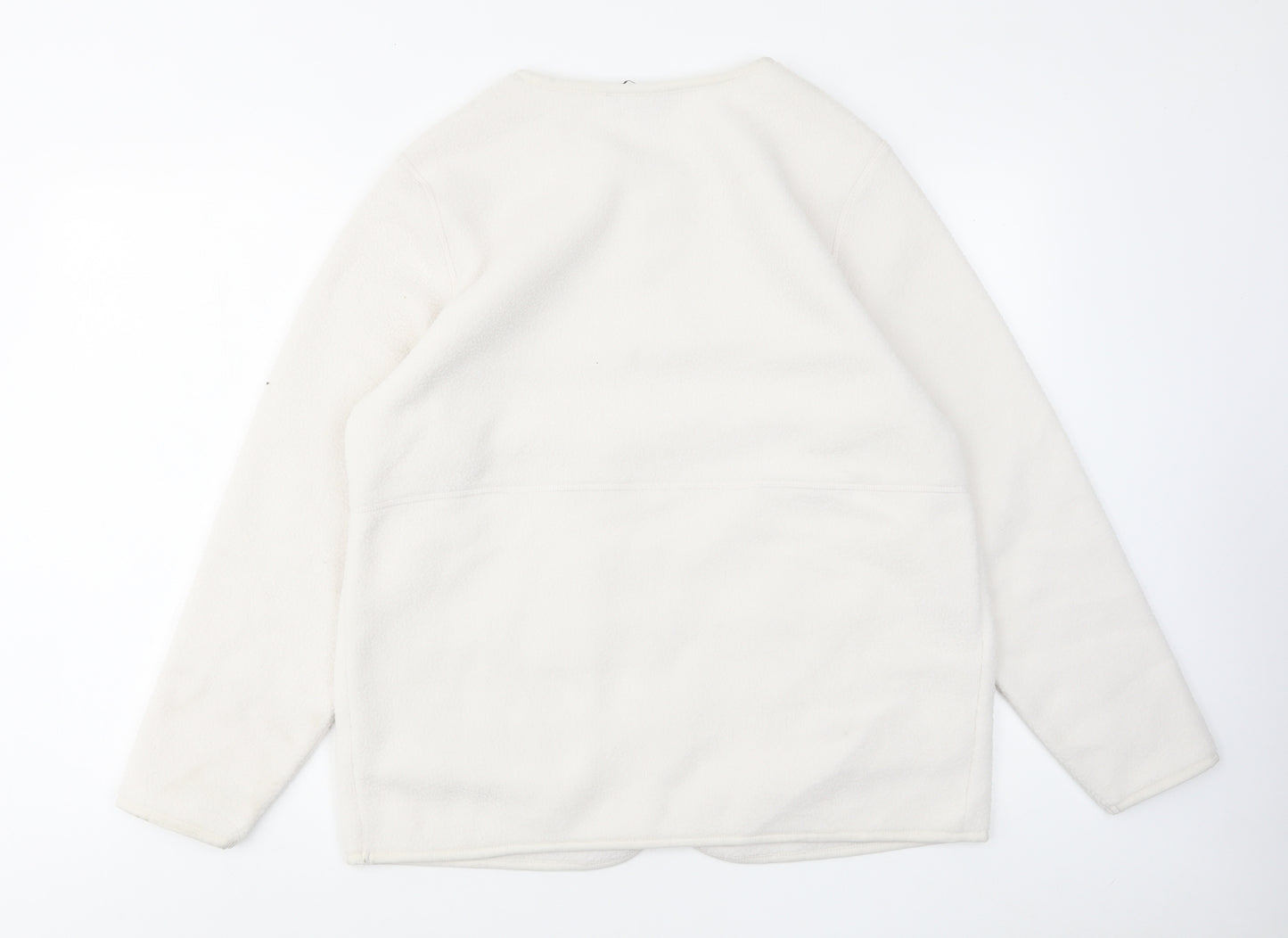 Marks and Spencer Womens White Jacket Blazer Size M Zip