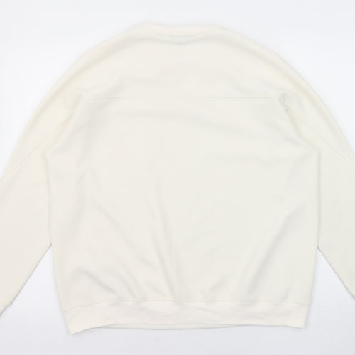 Autograph Womens Ivory Polyester Pullover Sweatshirt Size 12 Pullover