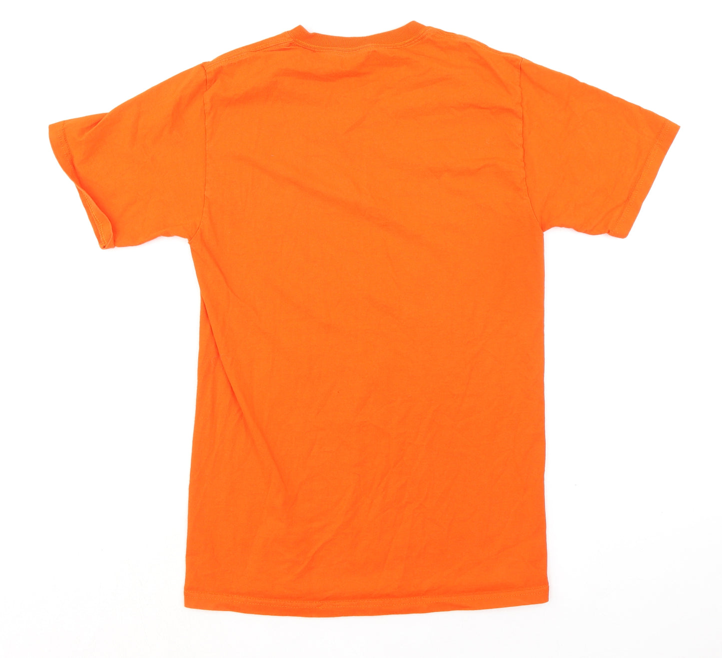 Fruit of the Loom Mens Orange Cotton T-Shirt Size S Crew Neck - Canada