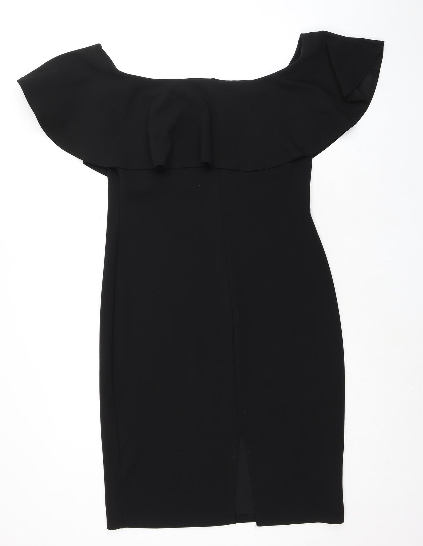 New Look Womens Black Polyester Bodycon Size 18 Off the Shoulder Pullover