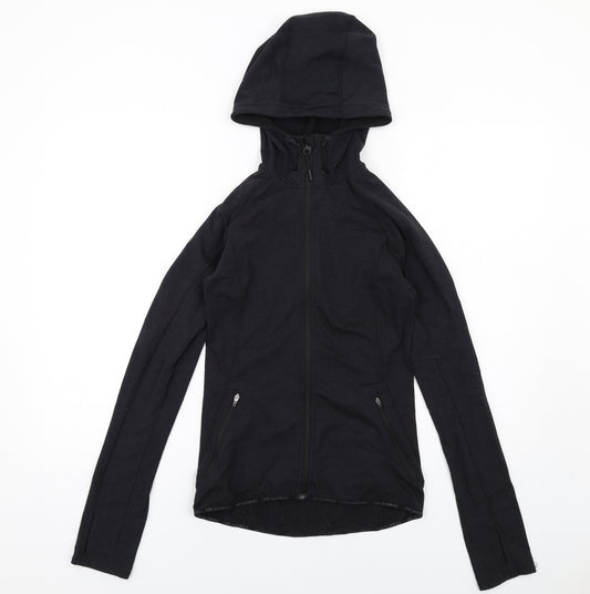 H&M Womens Black Jacket Size XS Zip