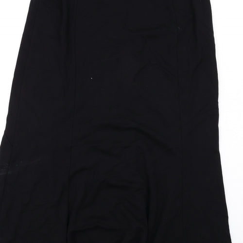 Bonmarché Womens Black Viscose Swing Skirt Size 12