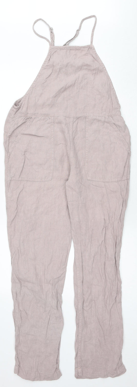 BDG Womens Beige Linen Jumpsuit One-Piece Size XS L28 in Pullover