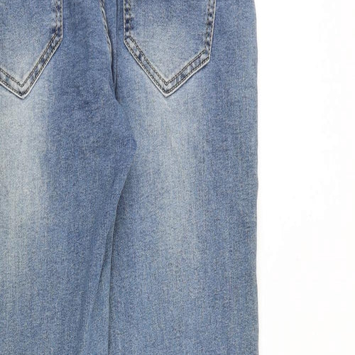 BS jeans Womens Blue Cotton Skinny Jeans Size 8 L31 in Regular Zip