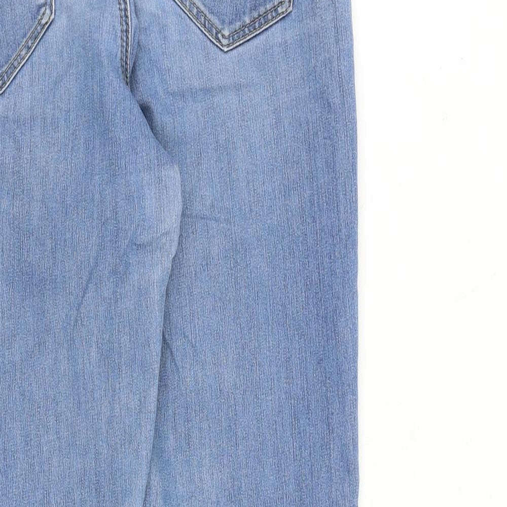 George Womens Blue Cotton Skinny Jeans Size 10 L28 in Slim Zip