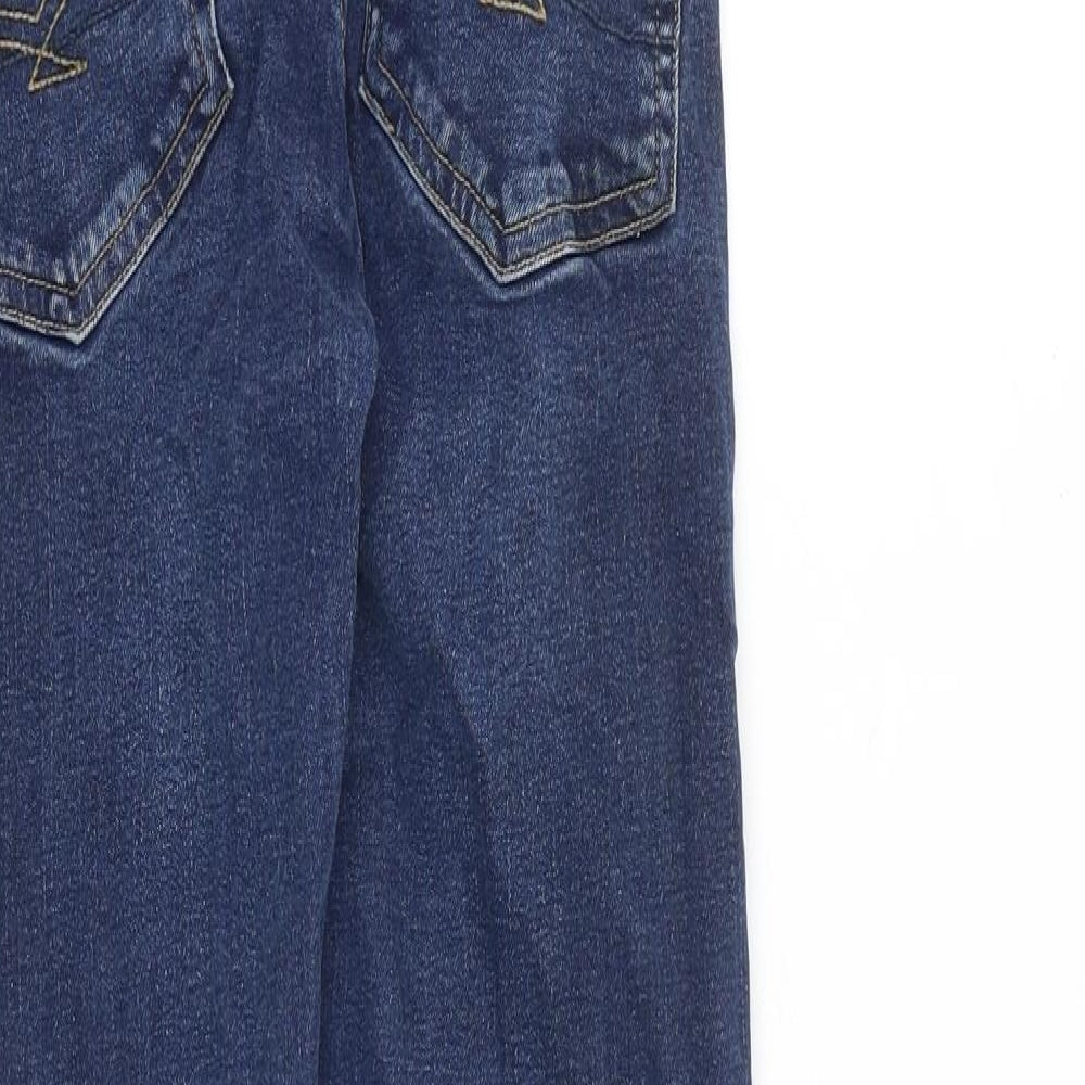 Firetrap Mens Blue Cotton Straight Jeans Size 28 in L28 in Slim Zip