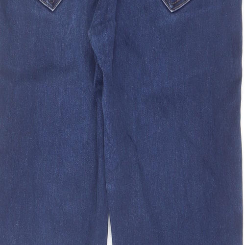 New Look Womens Blue Cotton Skinny Jeans Size 10 L26 in Regular Zip