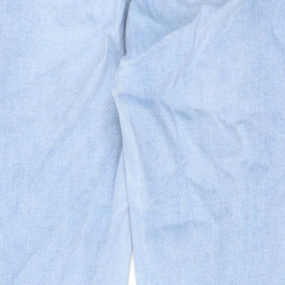 Denim & Co. Womens Blue Cotton Skinny Jeans Size 16 L28 in Regular Zip