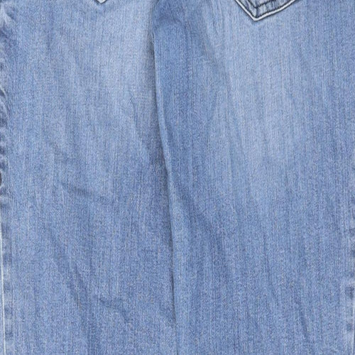 Diesel Womens Blue Cotton Skinny Jeans Size 28 in L32 in Regular Zip - Raw Hem