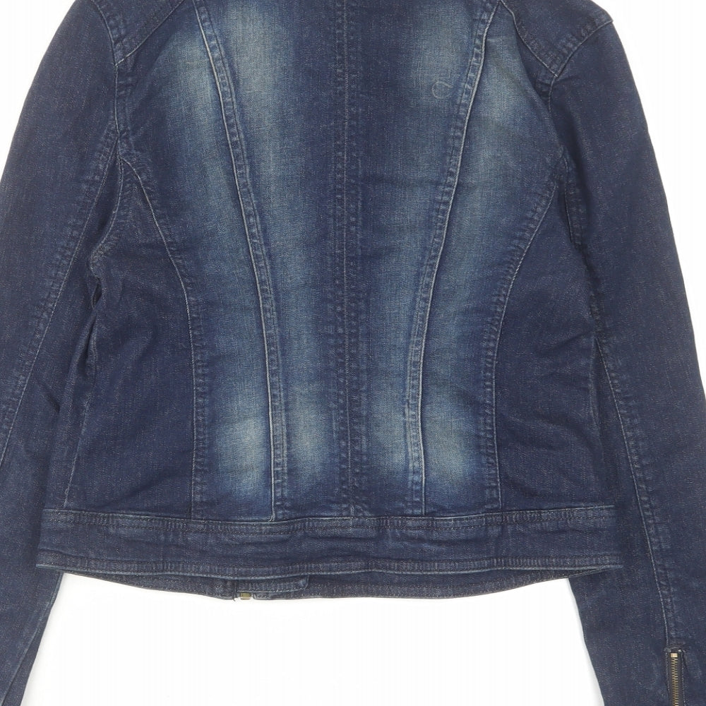 Liquid Womens Blue Jacket Size S Zip