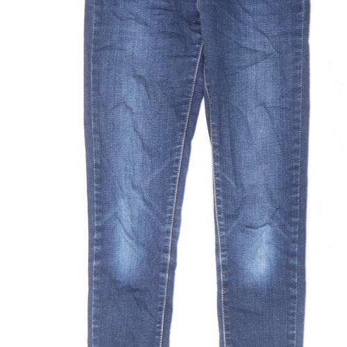 Levi's Womens Blue Cotton Skinny Jeans Size 26 in L31 in Regular Zip