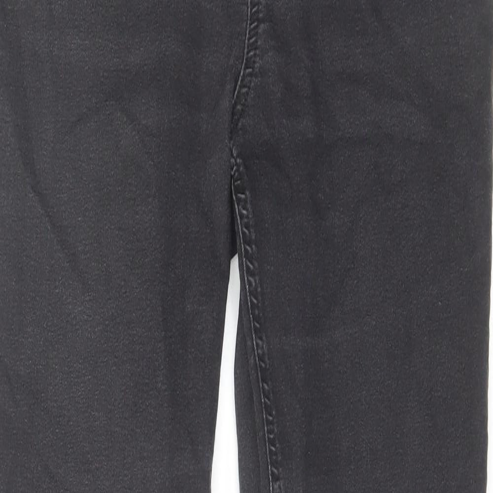 Marks and Spencer Womens Black Cotton Jegging Jeans Size 12 L28 in Regular