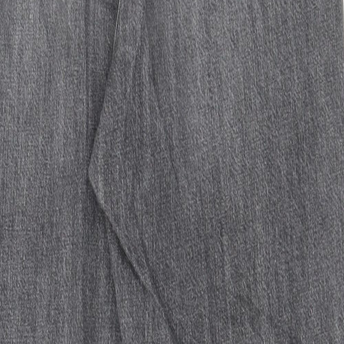 Uniqlo Womens Grey Cotton Mom Jeans Size 27 in L28 in Regular Zip