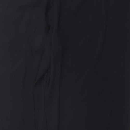 Marks and Spencer Womens Black Polyester Dress Pants Trousers Size 22 L30 in Regular Button