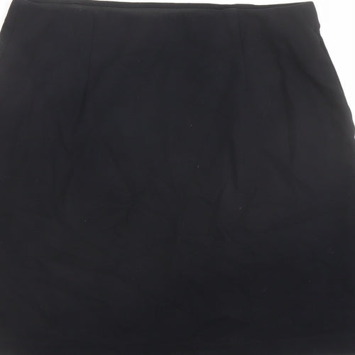 Marks and Spencer Womens Black Viscose Bandage Skirt Size 12