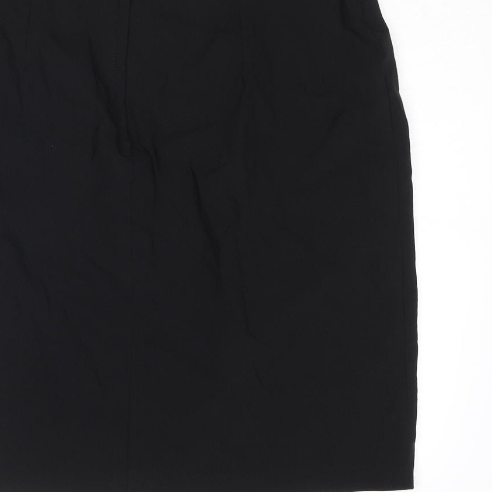 BAY Womens Black Viscose Cargo Skirt Size 12 Zip