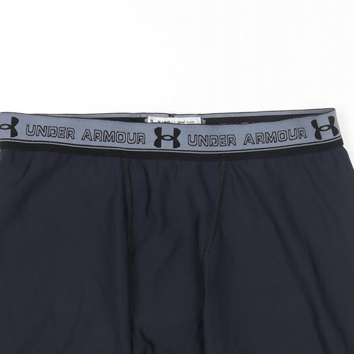 Under armour Mens Black Nylon Compression Shorts Size XL Regular - Logo