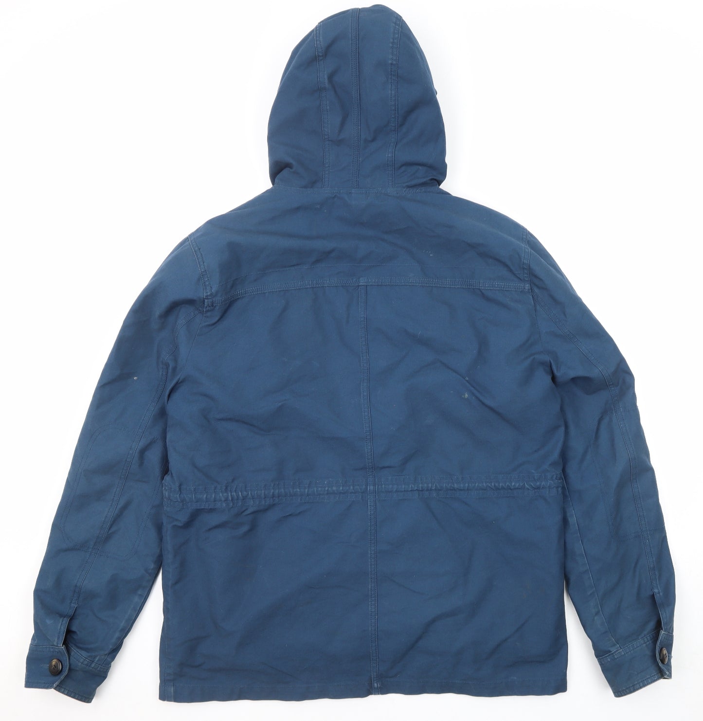 Burton Mens Blue Windbreaker Coat Size L Zip