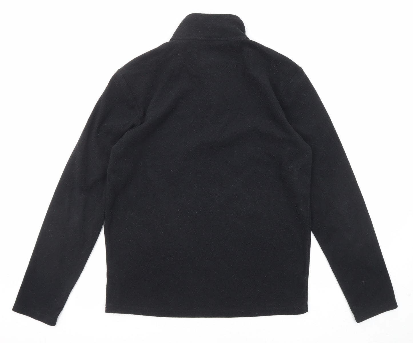 Peter Storm Mens Black Polyester Henley Sweatshirt Size M