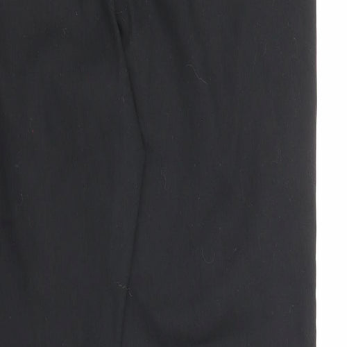 Papaya Womens Black Cotton Skinny Jeans Size 14 L28 in Regular Zip