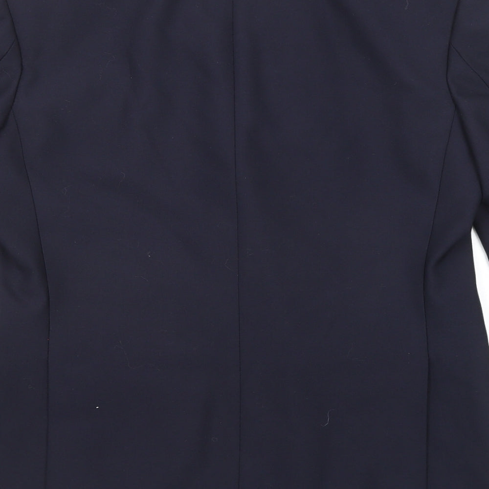 Baumler Mens Blue Polyester Jacket Suit Jacket Size 50 Regular