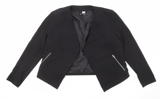 Divided by H&M Womens Black Jacket Blazer Size 14