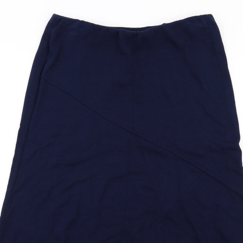 Bonmarché Womens Blue Viscose Swing Skirt Size 12
