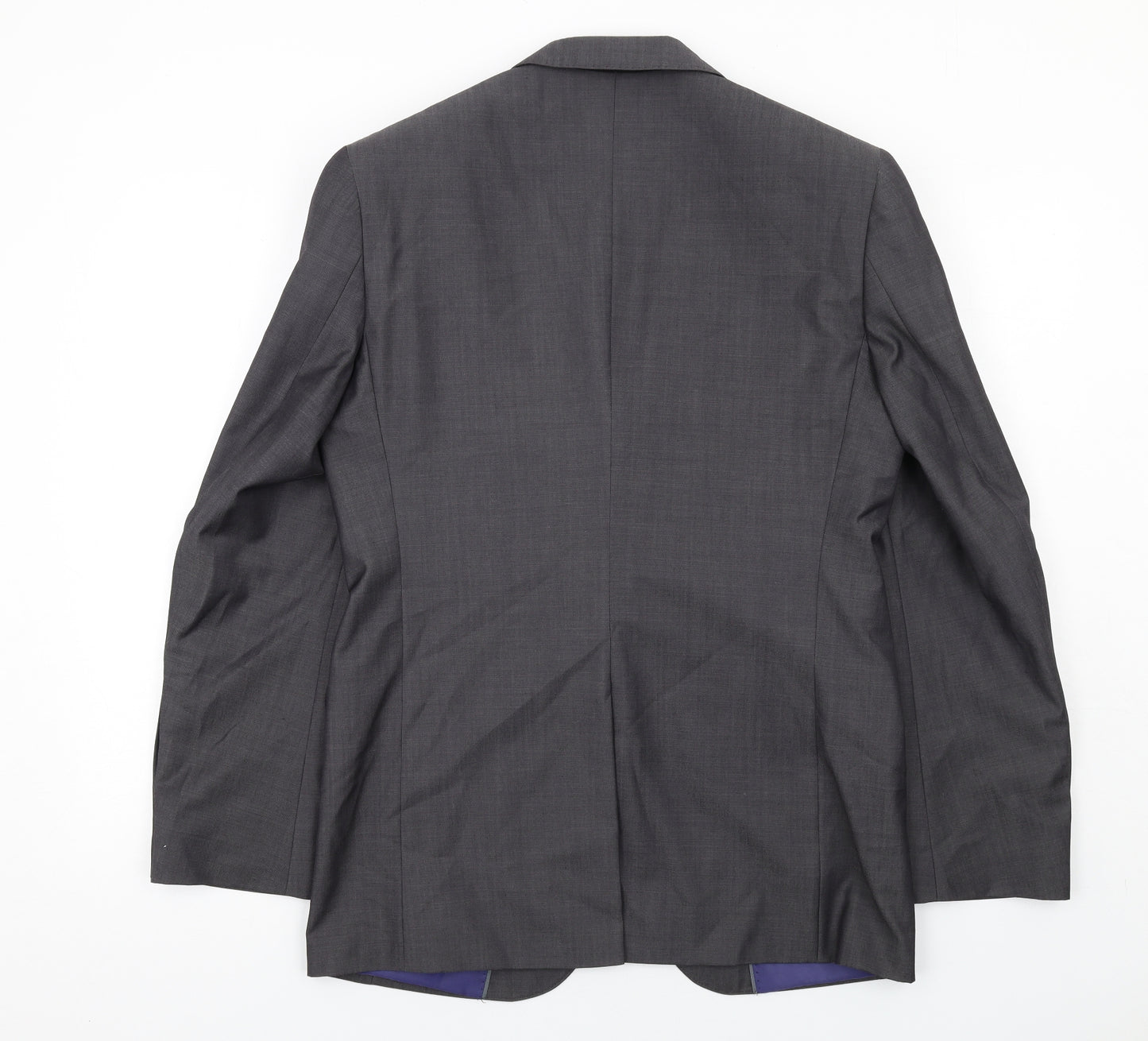 Autograph Mens Grey Wool Jacket Suit Jacket Size 38 Regular