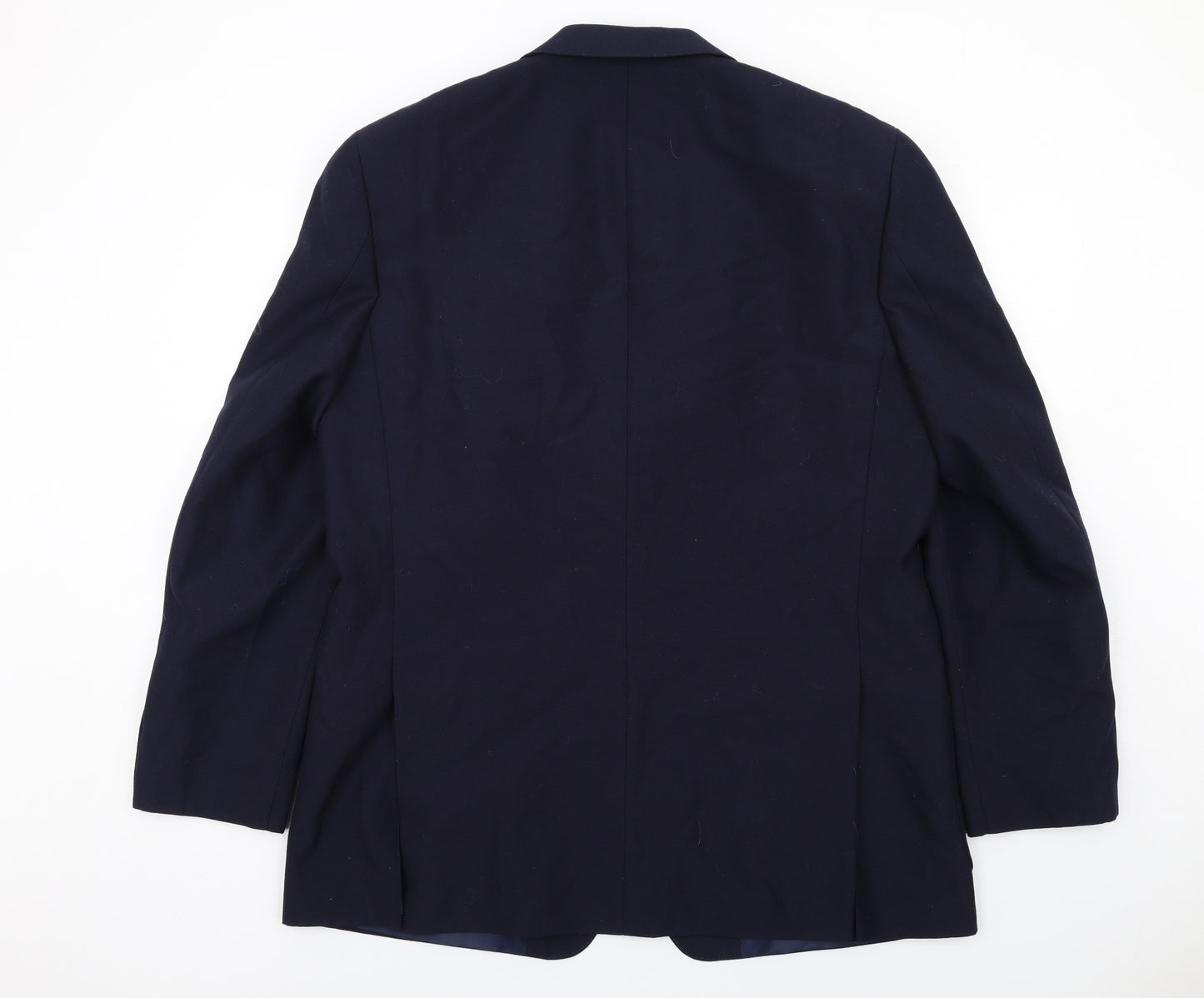 Brook Taverner Mens Blue Polyester Jacket Suit Jacket Size 44 Regular