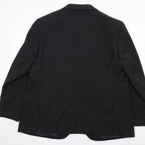 Marks and Spencer Mens Grey Wool Jacket Suit Jacket Size 50 Regular