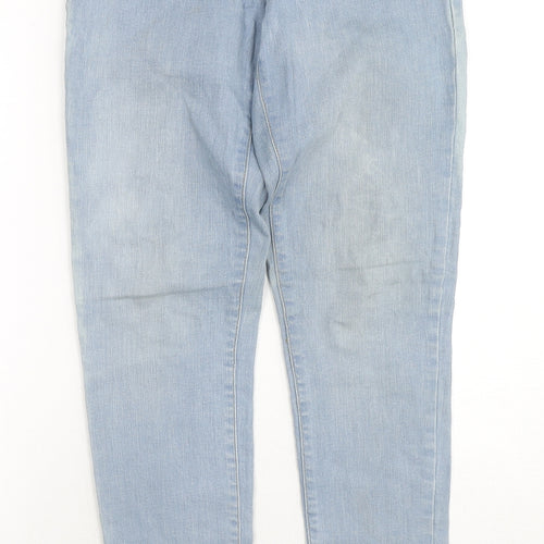 Nuon Womens Blue Cotton Skinny Jeans Size 28 in L29 in Regular Zip