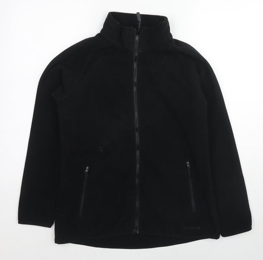 Peter Storm Womens Black Herringbone Jacket Size 12 Zip