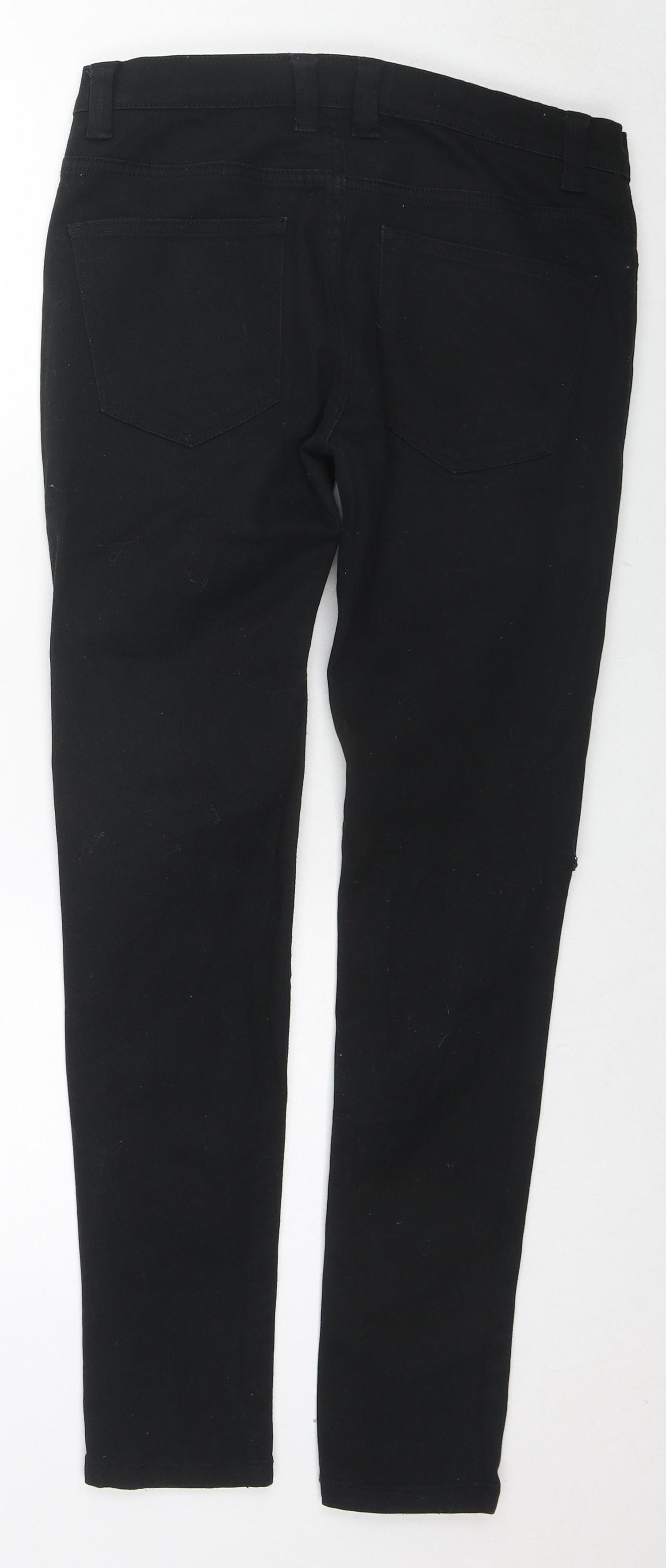 Denim & Co. Mens Black Cotton Skinny Jeans Size 32 in L30 in Slim Zip