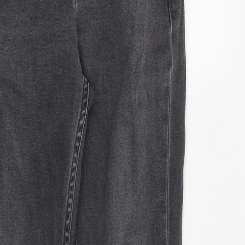 Calvin Klein Womens Grey Cotton Skinny Jeans Size 25 in L32 in Slim Zip