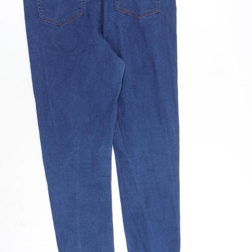 Marks and Spencer Womens Blue Cotton Jegging Jeans Size 10 L30 in Relaxed