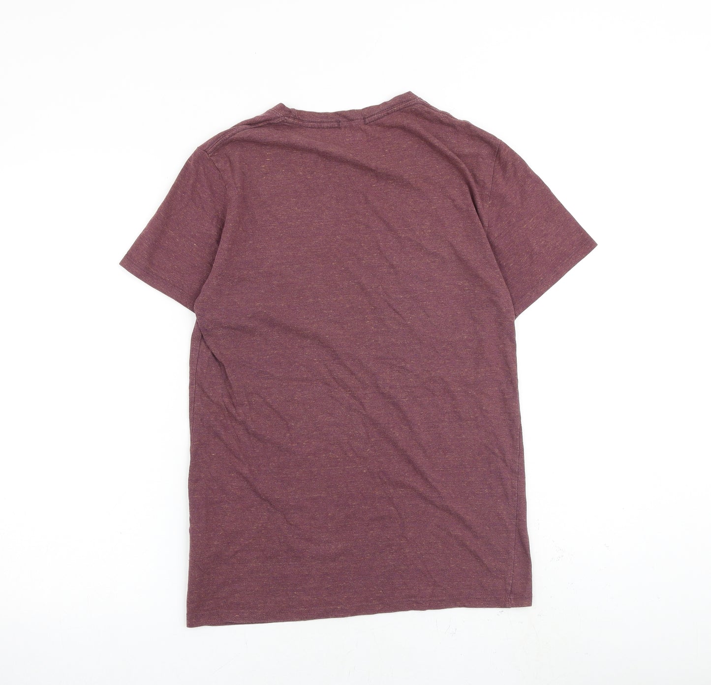Urban Outfitters Mens Red Cotton T-Shirt Size S Crew Neck