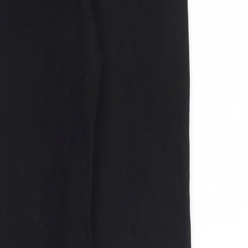 Zara Womens Black Cotton Skinny Jeans Size 8 L26 in Regular Zip