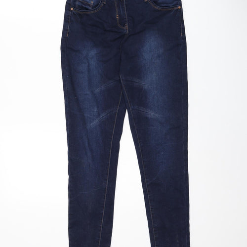 365 Denim Womens Blue Cotton Skinny Jeans Size 8 L26.5 in Regular Zip