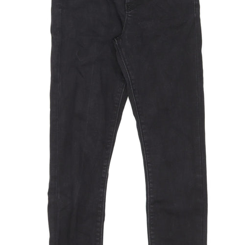ASOS Womens Black Cotton Skinny Jeans Size 26 in L32 in Regular Zip